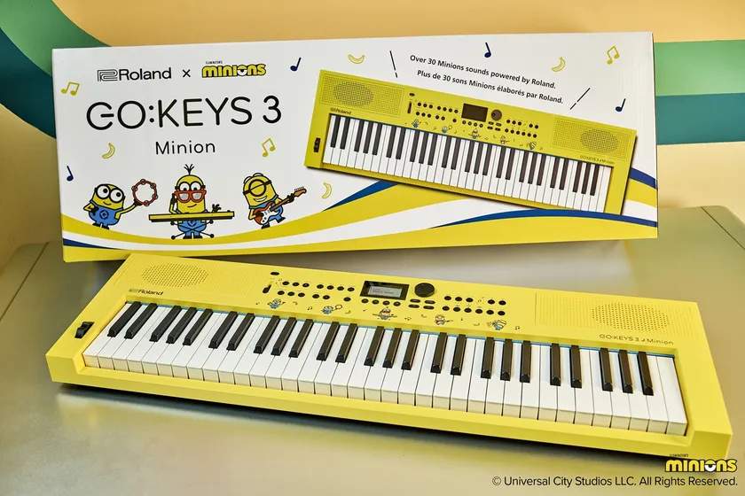 ミニオンの声で演奏！ローランドの特別キーボードが登場 画像2